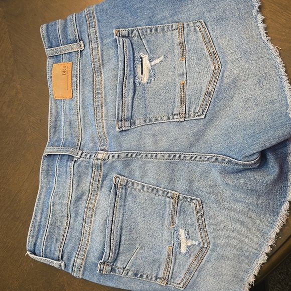 Distressed Denim Women Shorts - Picture 2 of 3